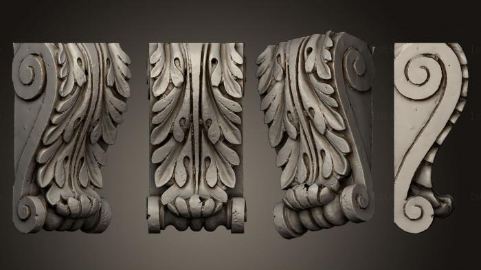 Corbels (KR_0717) 3D model for CNC machine